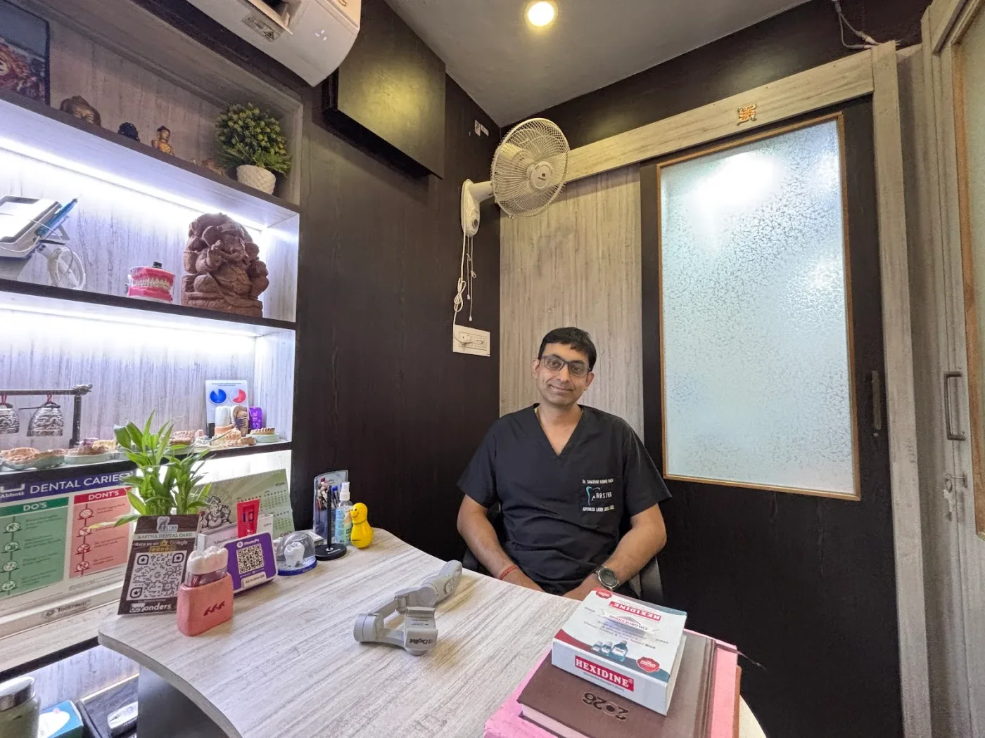 Consultation space at Aastha Dental Care
